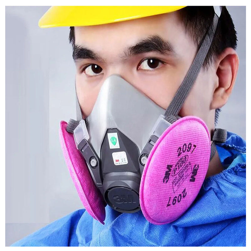 Túi 2 tấm lọc bụi P100 và giảm mùi khí hữu cơ mức độ thấp 3M 2097 dùng cho mặt nạ phòng độc chuẩn kết nối Bayonet ( Ngàm xoay )