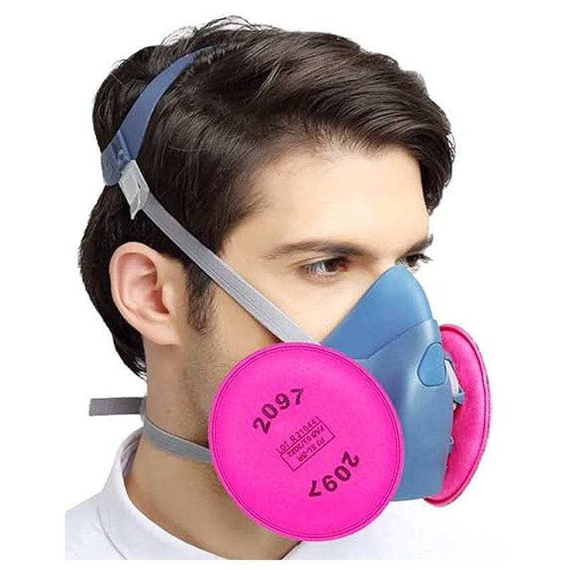 Túi 2 tấm lọc bụi P100 và giảm mùi khí hữu cơ mức độ thấp 3M 2097 dùng cho mặt nạ phòng độc chuẩn kết nối Bayonet ( Ngàm xoay )