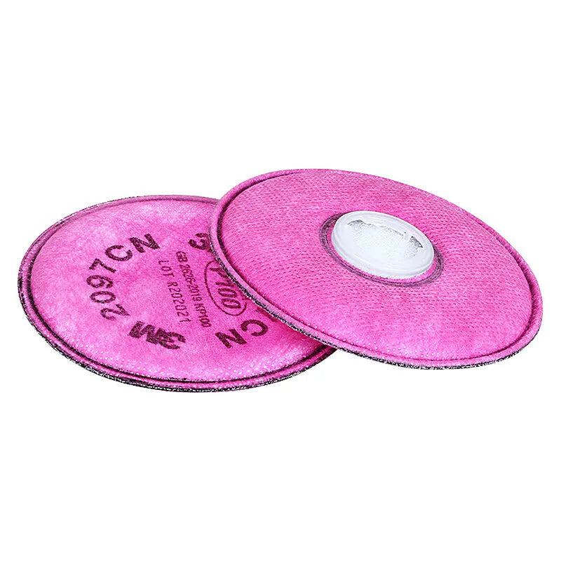Túi 2 tấm lọc bụi P100 và giảm mùi khí hữu cơ mức độ thấp 3M 2097 dùng cho mặt nạ phòng độc chuẩn kết nối Bayonet ( Ngàm xoay )