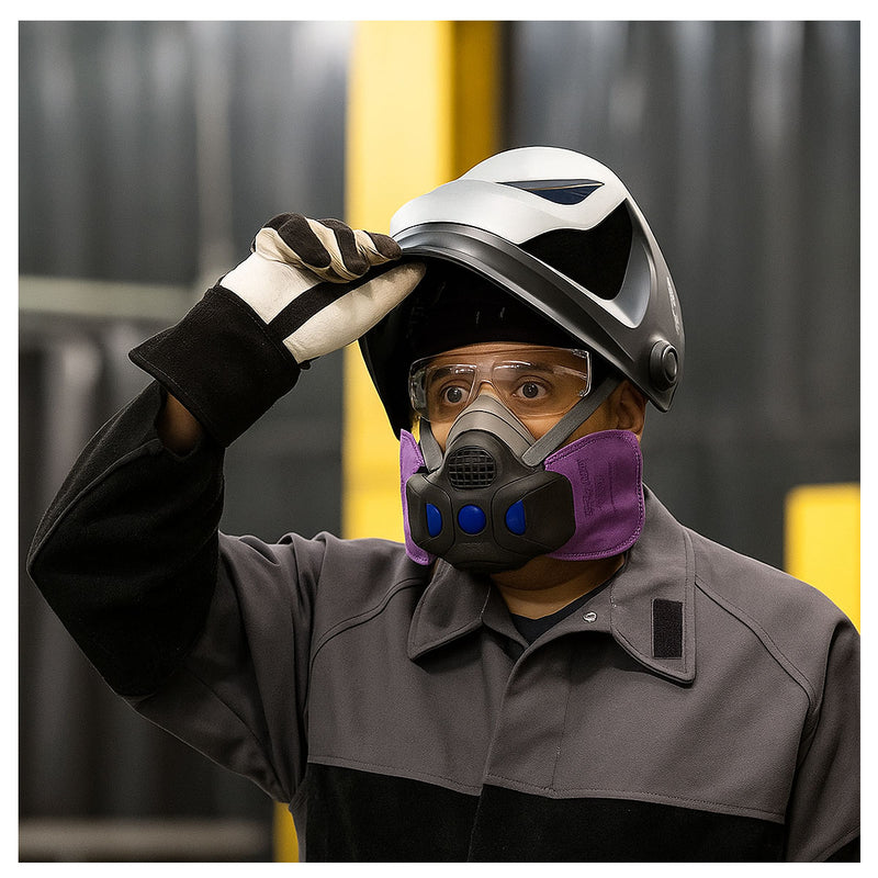 Túi 2 tấm lọc bụi P100 3M Secure Click D3091 dùng cho mặt nạ phòng độc HF-800 Series