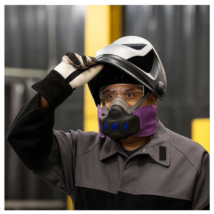 Túi 2 tấm lọc bụi P100 3M Secure Click D3091 dùng cho mặt nạ phòng độc HF-800 Series