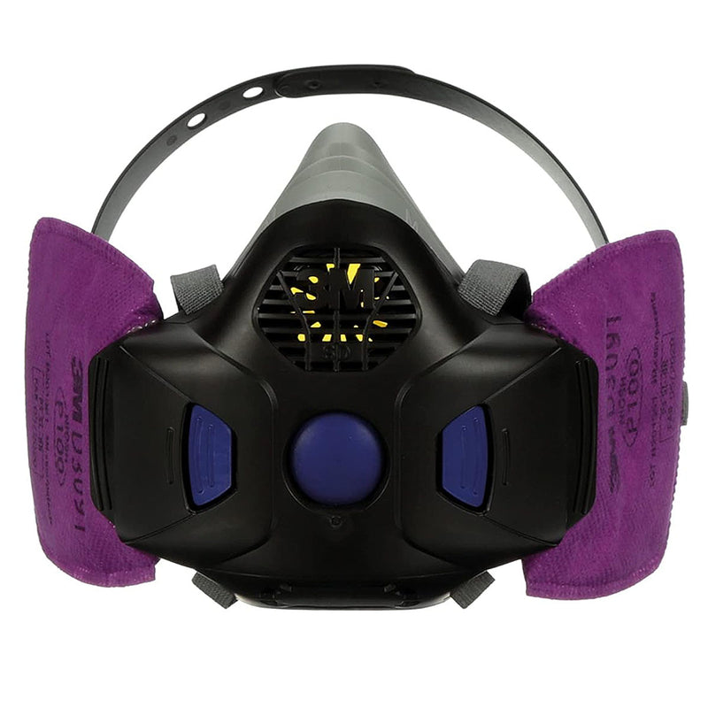 Túi 2 tấm lọc bụi P100 3M Secure Click D3091 dùng cho mặt nạ phòng độc HF-800 Series