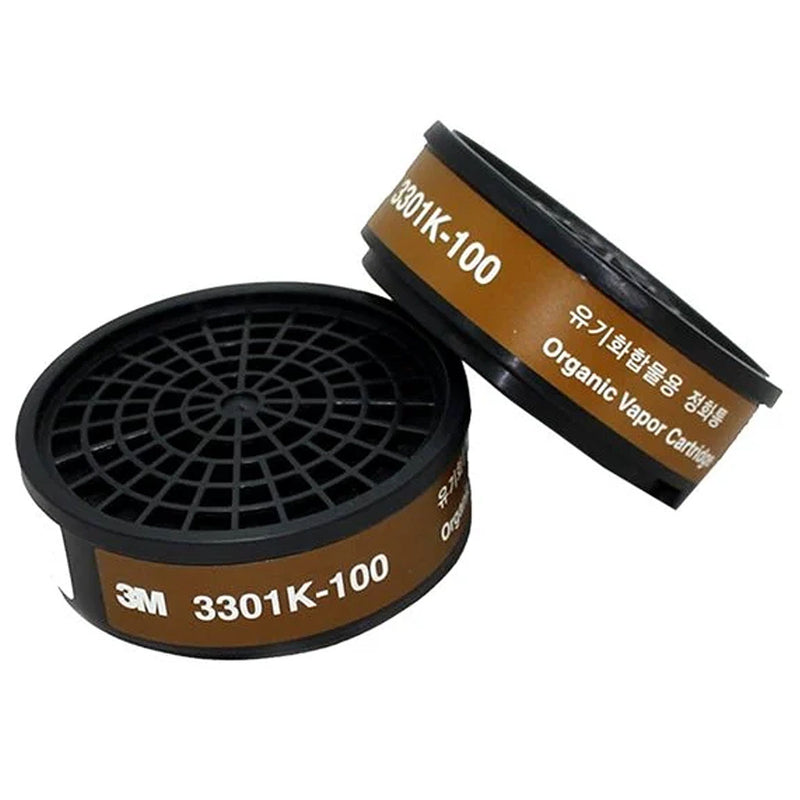 Phin lọc hỗn hợp 3M 3301K-100 dùng cho mặt nạ phòng độc chuẩn kết nối Snap-Fit ( Nhấn )