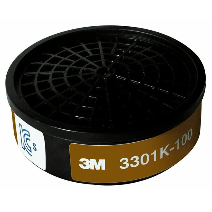 Phin lọc hỗn hợp 3M 3301K-100 dùng cho mặt nạ phòng độc chuẩn kết nối Snap-Fit ( Nhấn )