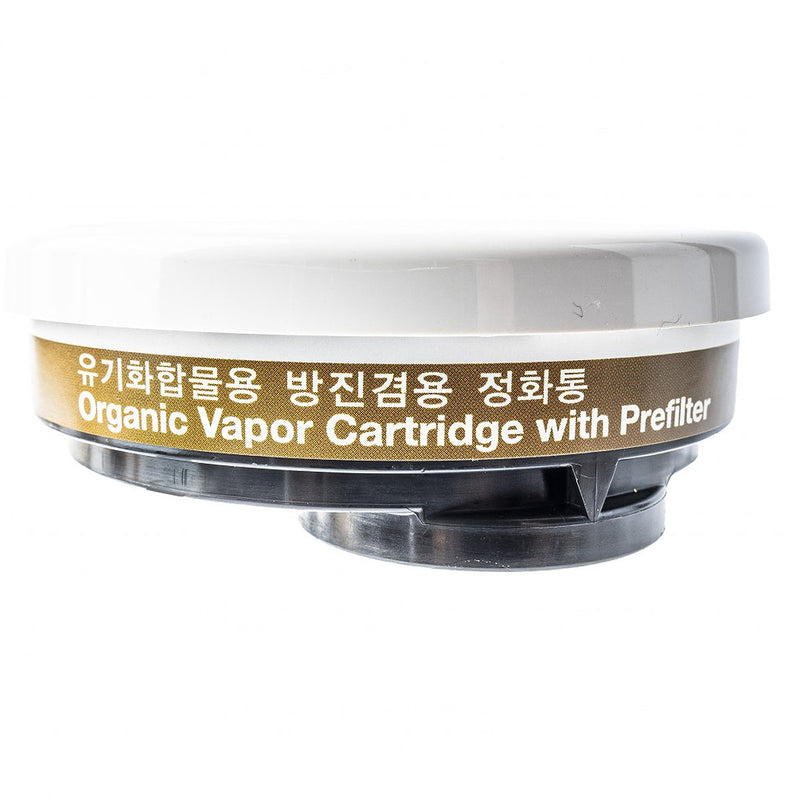 Phin lọc khí hữu cơ kèm tấm lọc bụi 3M 3311K-55 dùng cho mặt nạ phòng độc chuẩn kết nối Snap-Fit