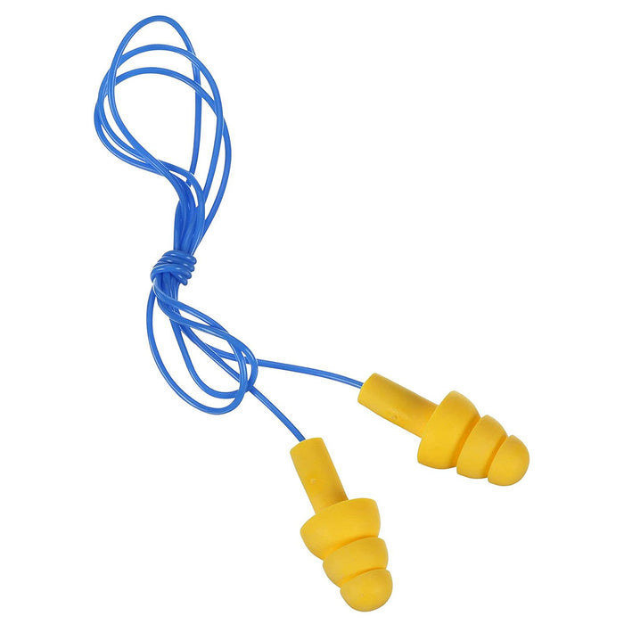 Nút bịt tai chống ồn, loại có dây 3M E-A-R UltraFit Earplugs 340-4004 chất liệu Silicon