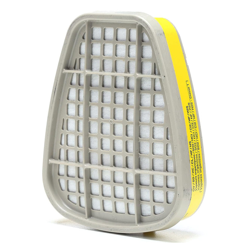 Túi 2 phin lọc khí hữu cơ và khí Axit 3M 6003 dùng cho mặt nạ phòng độc chuẩn kết nối Bayonet ( Ngàm xoay )