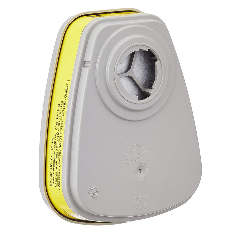 Túi 2 phin lọc khí hữu cơ và khí Axit 3M 6003 dùng cho mặt nạ phòng độc chuẩn kết nối Bayonet ( Ngàm xoay )