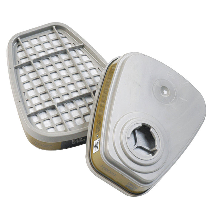 Túi 2 phin lọc khí đa năng 3M 6006 dùng cho mặt nạ phòng độc chuẩn kết nối Bayonet ( Ngàm xoay )