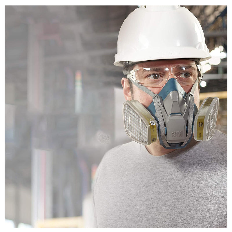 Túi 2 phin lọc khí đa năng 3M 6006 dùng cho mặt nạ phòng độc chuẩn kết nối Bayonet ( Ngàm xoay )