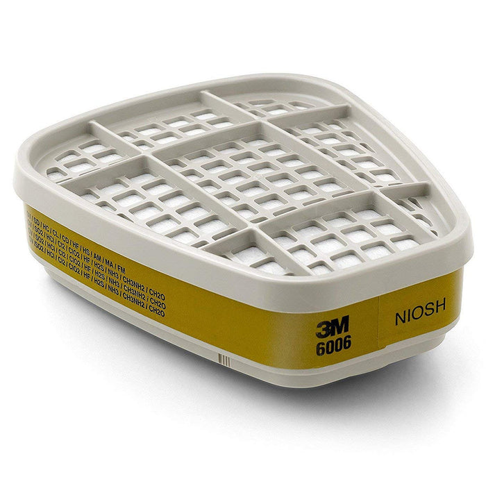 Túi 2 phin lọc khí đa năng 3M 6006 dùng cho mặt nạ phòng độc chuẩn kết nối Bayonet ( Ngàm xoay )
