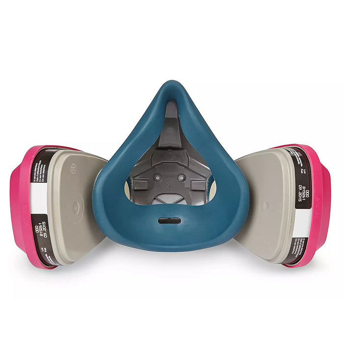 Túi 2 hộp phin lọc bụi P100 và khí hữu cơ 3M 60921 dùng cho mặt nạ phòng độc chuẩn kết nối Bayonet ( Ngàm xoay )