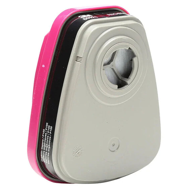 Túi 2 hộp phin lọc bụi P100 và khí hữu cơ 3M 60921 ngàm xoay Bayonet