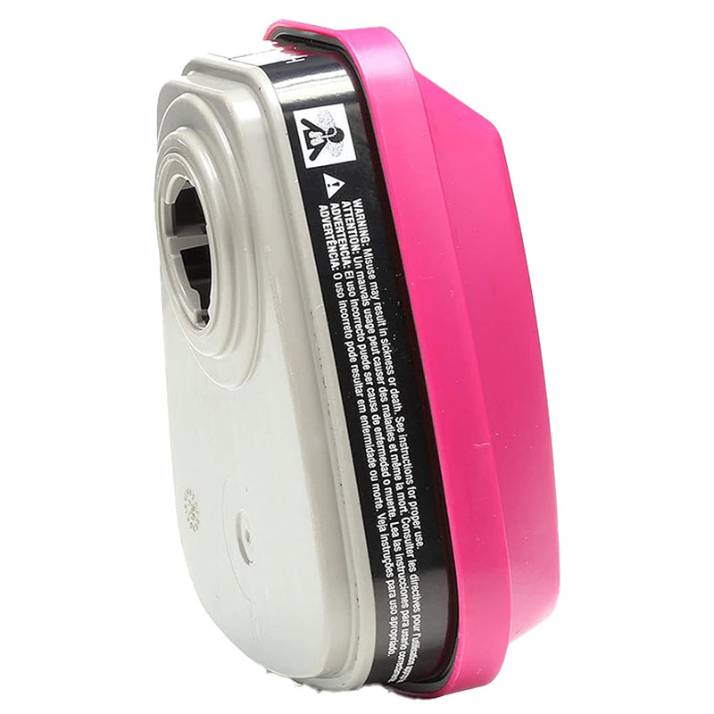 Túi 2 hộp phin lọc bụi P100 và khí hữu cơ 3M 60921 ngàm xoay Bayonet