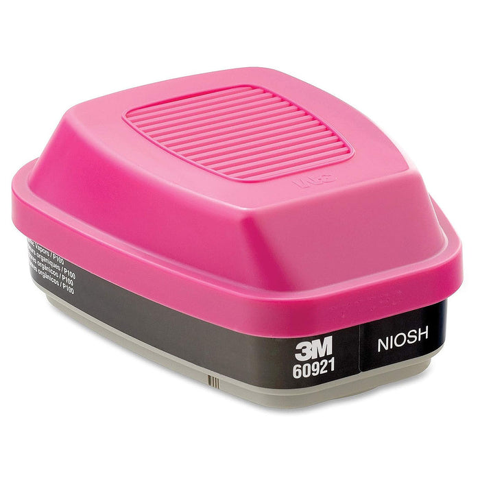 Túi 2 hộp phin lọc bụi P100 và khí hữu cơ 3M 60921 dùng cho mặt nạ phòng độc chuẩn kết nối Bayonet ( Ngàm xoay )