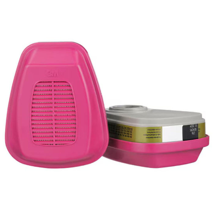 Túi 2 hộp phin lọc hỗn hợp 3M 60926 dùng cho mặt nạ phòng độc chuẩn kết nối Bayonet ( Ngàm xoay )