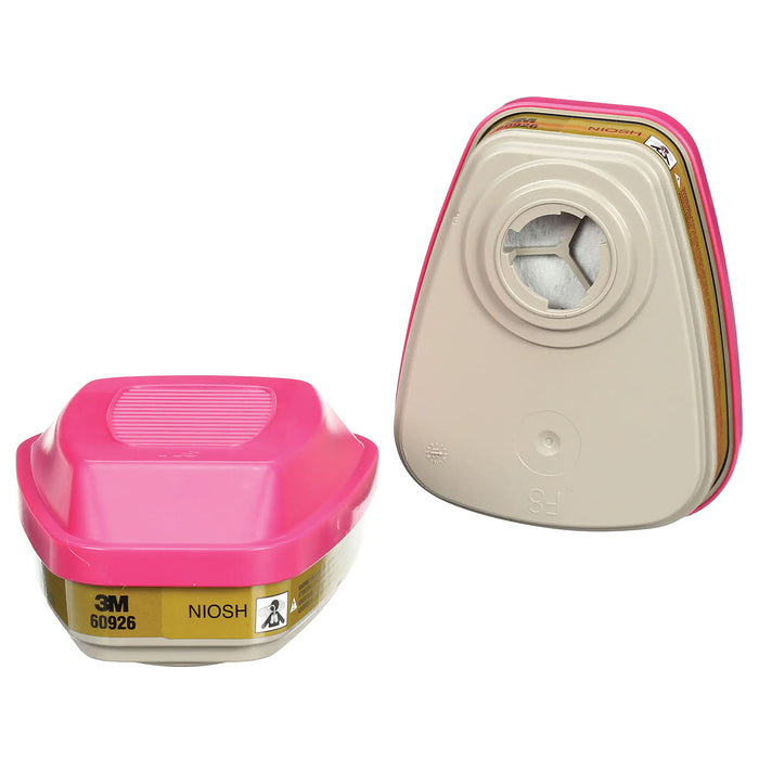 Túi 2 hộp phin lọc hỗn hợp 3M 60926 dùng cho mặt nạ phòng độc chuẩn kết nối Bayonet ( Ngàm xoay )