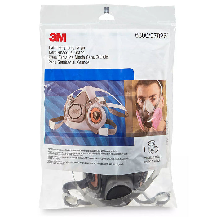 Mặt nạ phòng độc 2 phin lọc 3M 6000 chuẩn kết nối Bayonet ( Ngàm xoay )