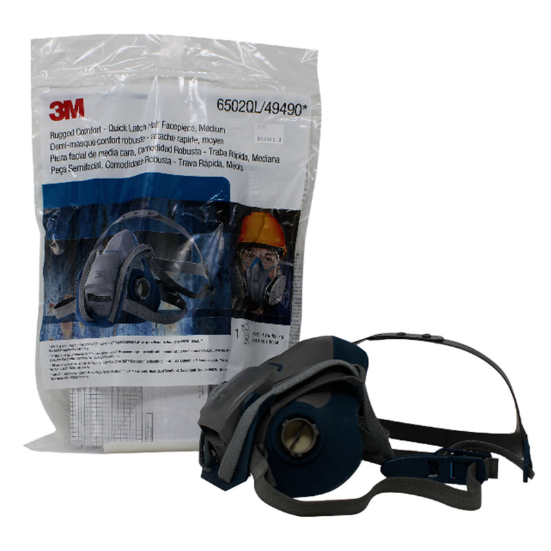 Mặt nạ phòng độc 2 phin lọc 3M 6500 Series Rugged Comfort Quick Latch chuẩn kết nối Bayonet ( Ngàm xoay )