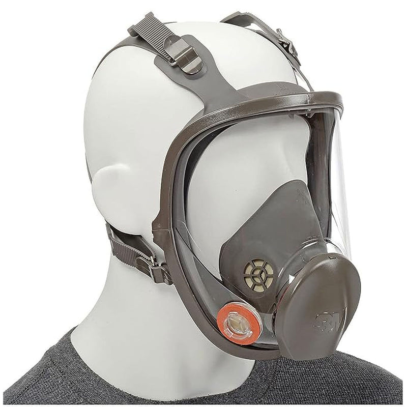 Mặt nạ phòng độc 2 phin lọc, loại che toàn mặt 3M 6000 Series chuẩn kết nối Bayonet ( Ngàm xoay )