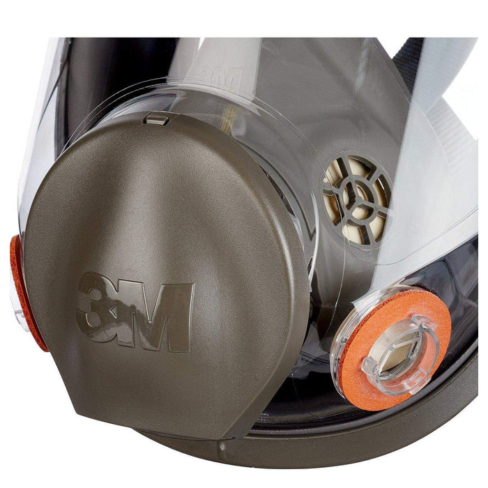 Mặt nạ phòng độc 2 phin lọc, loại che toàn mặt 3M 6000 Series chuẩn kết nối Bayonet ( Ngàm xoay )