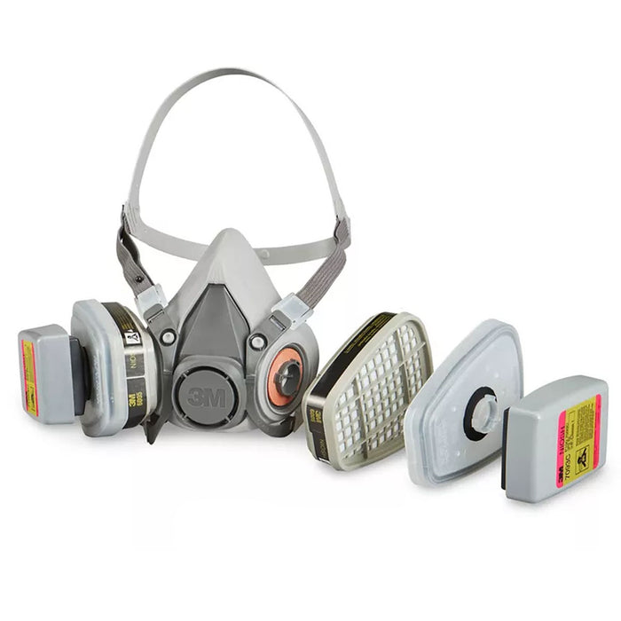 Túi 2 hộp phin lọc bụi P100 và lọc khí Hydrogen Fluoride (HF) hỗ trợ giảm mùi Axit mức thấp 3M 7093C chuẩn kết nối Bayonet ( Ngàm xoay )