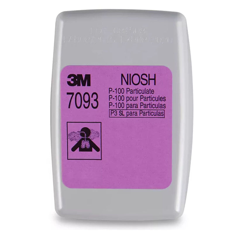 Túi 2 hộp phin lọc bụi P100 3M 7093 chuẩn kết nối Bayonet ( Ngàm xoay )