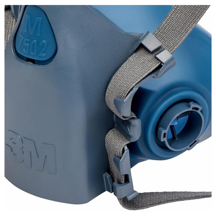 Mặt nạ phòng độc, 2 phin lọc 3M 7500 Series chuẩn kết nối Bayonet ( Ngàm xoay )