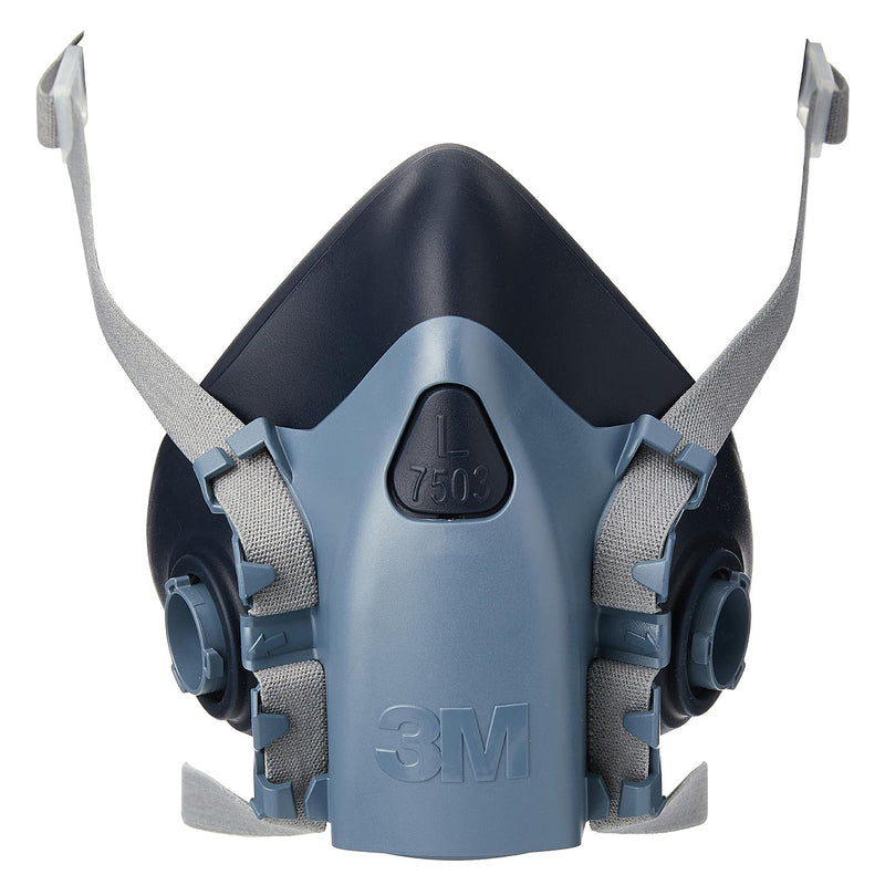 Mặt nạ phòng độc, 2 phin lọc 3M 7500 Series chuẩn kết nối Bayonet ( Ngàm xoay )