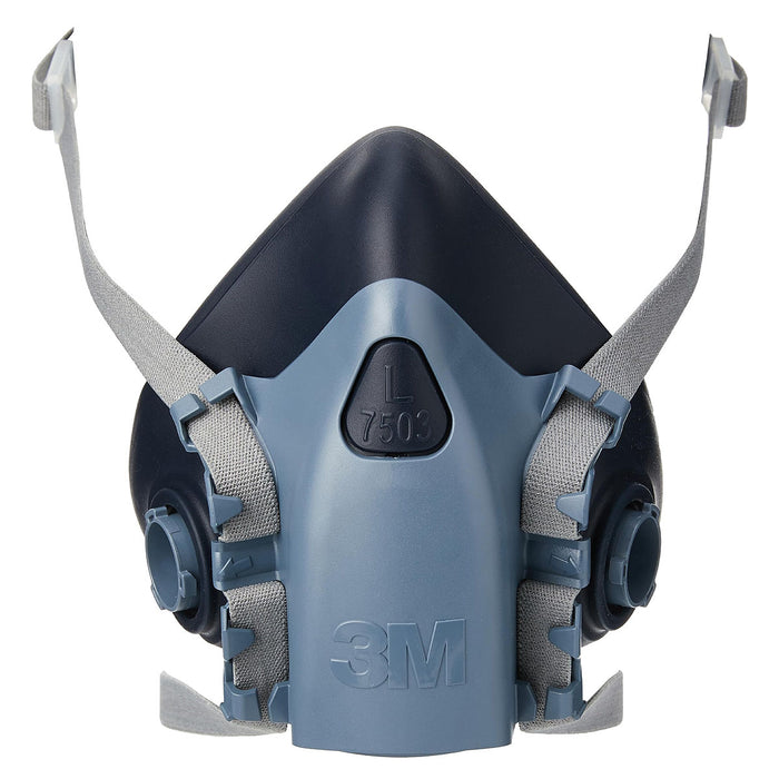 Mặt nạ phòng độc, 2 phin lọc 3M 7500 Series chuẩn kết nối Bayonet ( Ngàm xoay )
