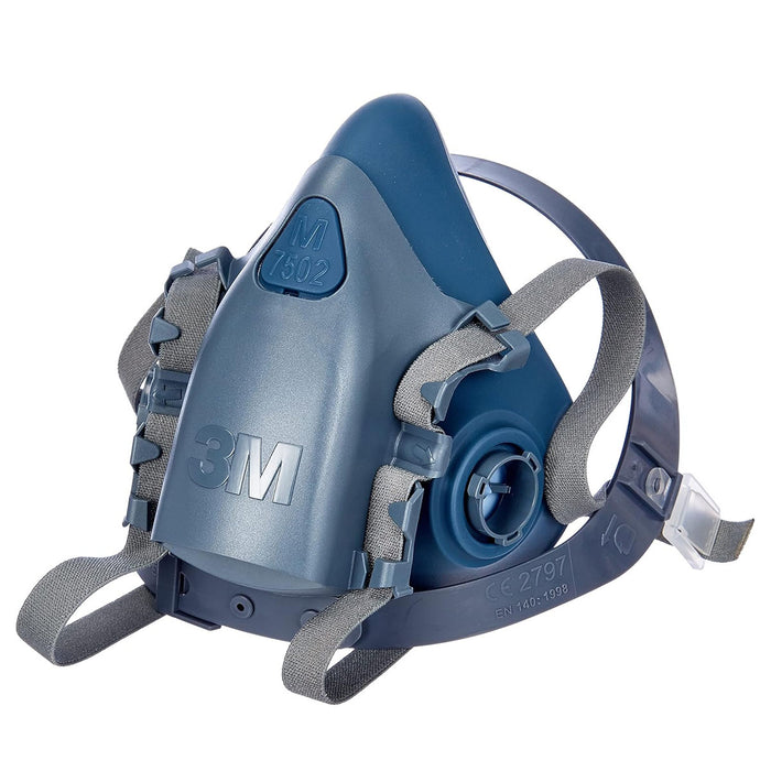 Mặt nạ phòng độc, 2 phin lọc 3M 7500 Series chuẩn kết nối Bayonet ( Ngàm xoay )