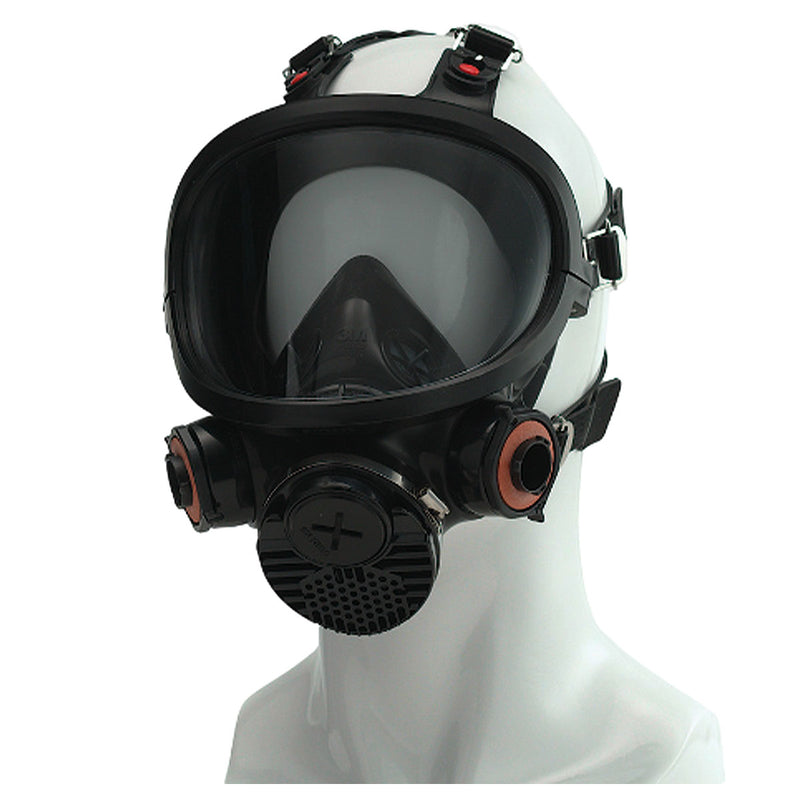 Mặt nạ phòng độc 2 phin lọc, loại che toàn mặt 3M 7800S chuẩn kết nối Bayonet ( Ngàm xoay )