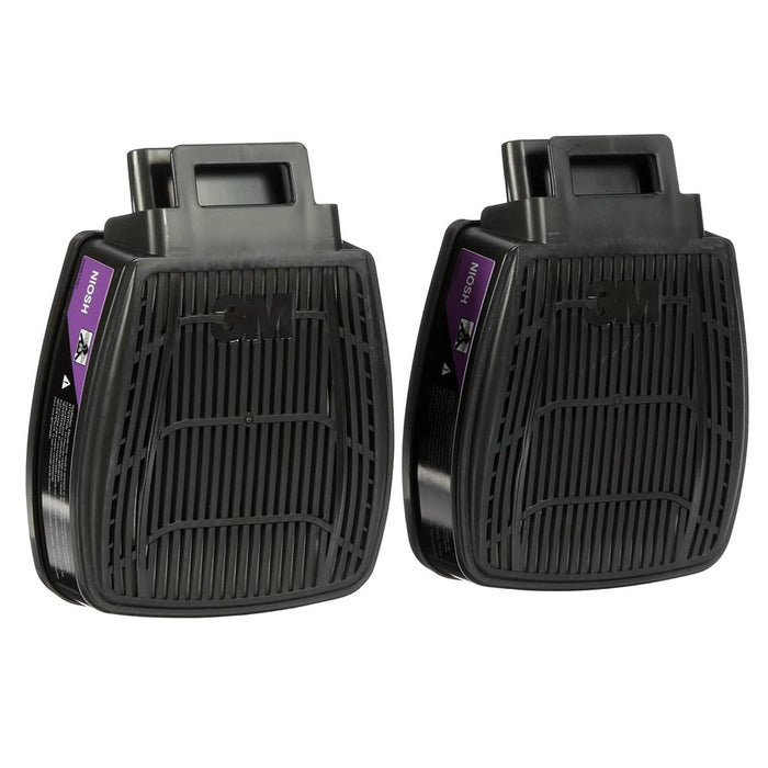 Túi 2 phin lọc khí hữu cơ và bụi hạt P100 3M Secure Click D80921 dùng cho mặt nạ phòng độc HF-800 Series