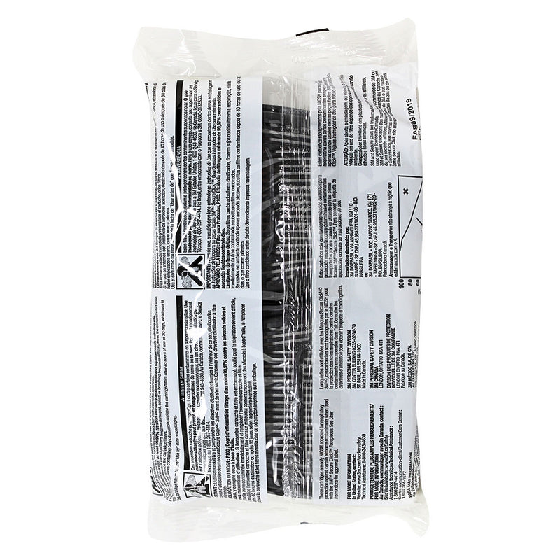 Túi 2 phin lọc đa năng 3M Secure Click D80926 dùng cho mặt nạ phòng độc HF-800 Series