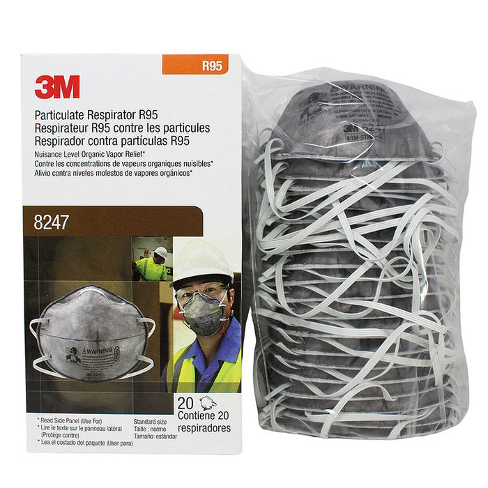 Khẩu trang 3M 8247 có than hoạt tính khử mùi