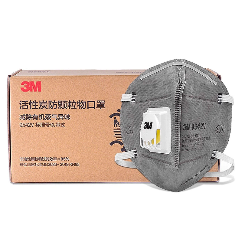 Khẩu trang 3M 9542V có van thở và than hoạt tính khử mùi