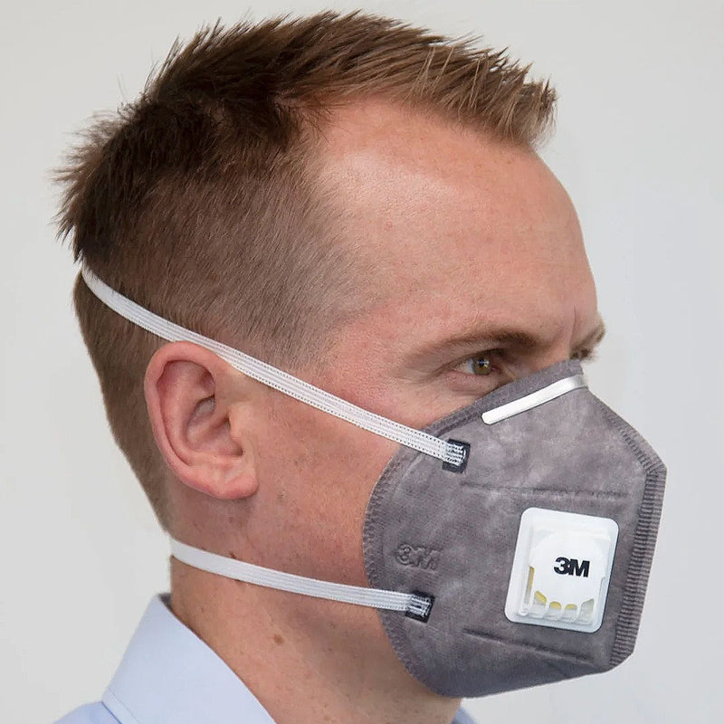 Khẩu trang 3M 9542V có van thở và than hoạt tính khử mùi