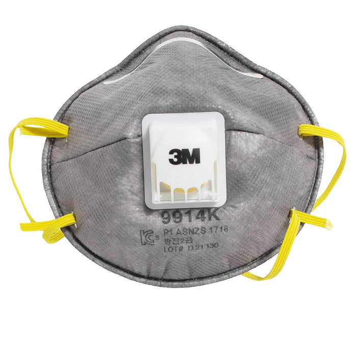 Khẩu trang 3M 9914K có van thở và than hoạt tính khử mùi