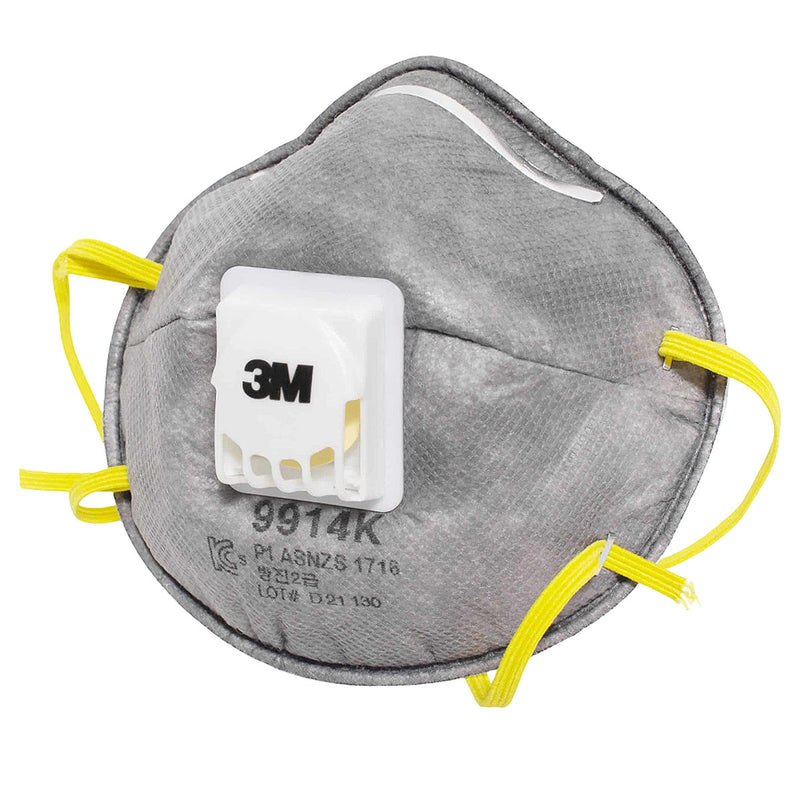 Khẩu trang 3M 9914K có van thở và than hoạt tính khử mùi