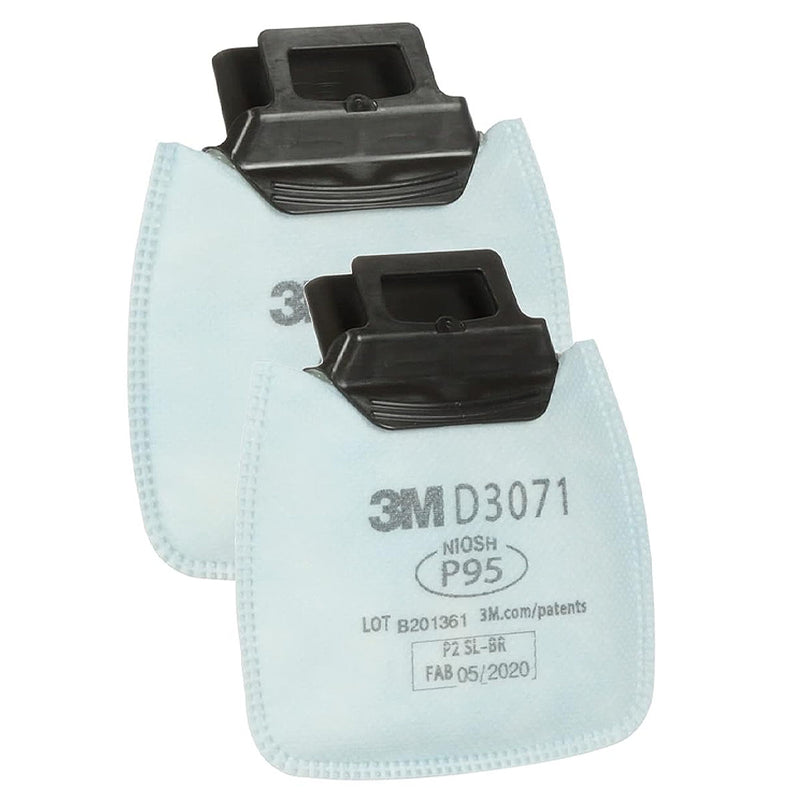 Túi 2 tấm lọc bụi P95 3M Secure Click D3071 dùng cho mặt nạ phòng độc HF-800 Series