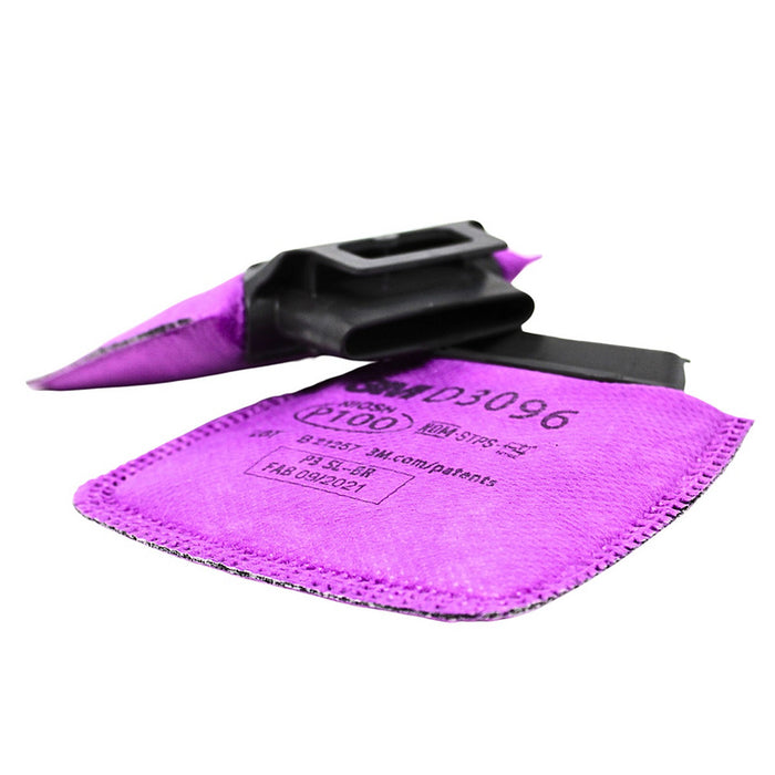 Túi 2 tấm lọc bụi P100 và chống khí Ozone 3M Secure Click D3096 dùng cho mặt nạ phòng độc HF-800 Series