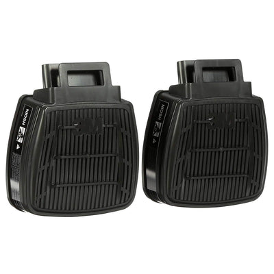 Túi 2 phin lọc khí hữu cơ 3M Secure Click D8001 dùng cho mặt nạ phòng độc HF-800 Series