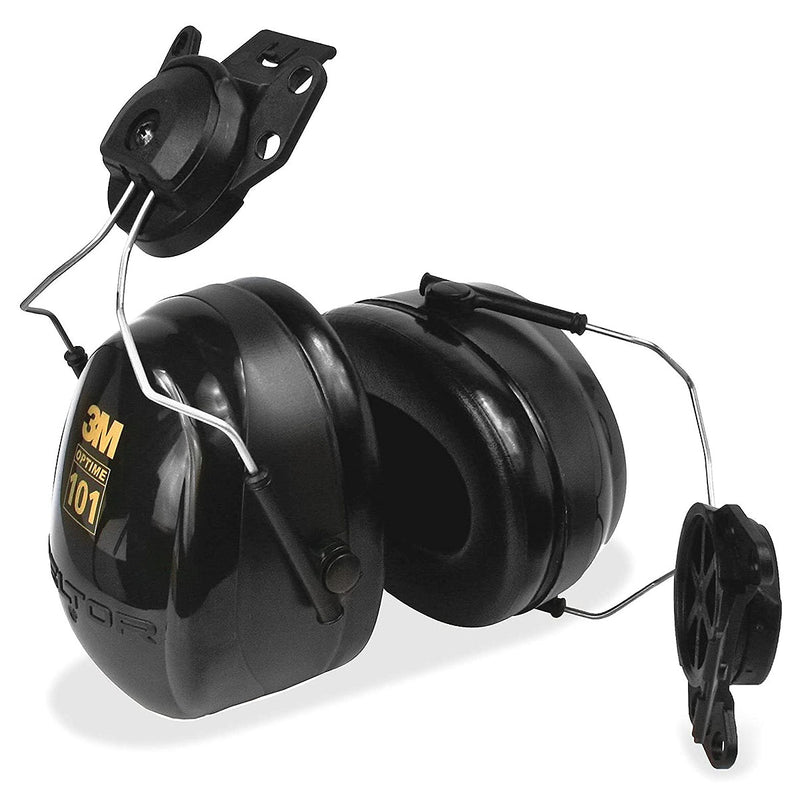 Chụp tai chống ồn, loại gắn với nón bảo hộ 3M PELTOR Optime 101 H7P3E khung đeo Inox