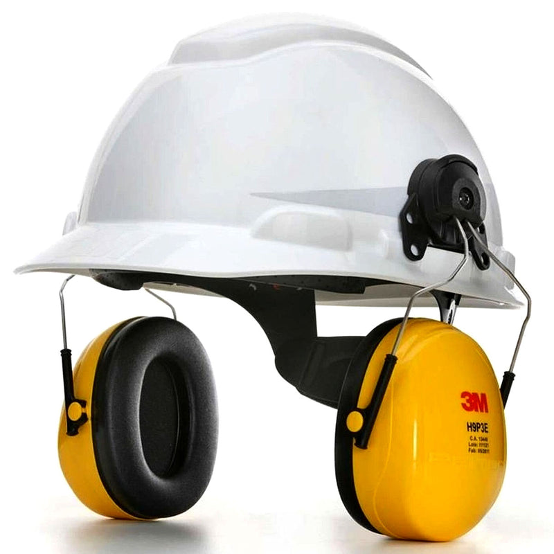 Chụp tai chống ồn, loại gắn với nón bảo hộ 3M PELTOR Optime 98 H9P3E khung đeo Inox