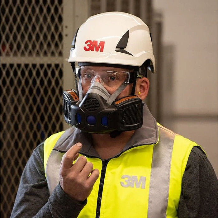 Mặt nạ phòng độc 2 phin lọc 3M Secure Click HF-800 Series chuẩn kết nối Secure Click ( Nhấn )