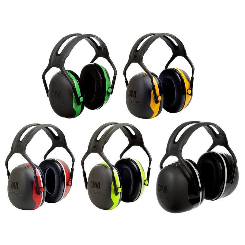 Chụp tai chống ồn 3M PELTOR X Series khung đeo Inox, bọc nhựa cách điện