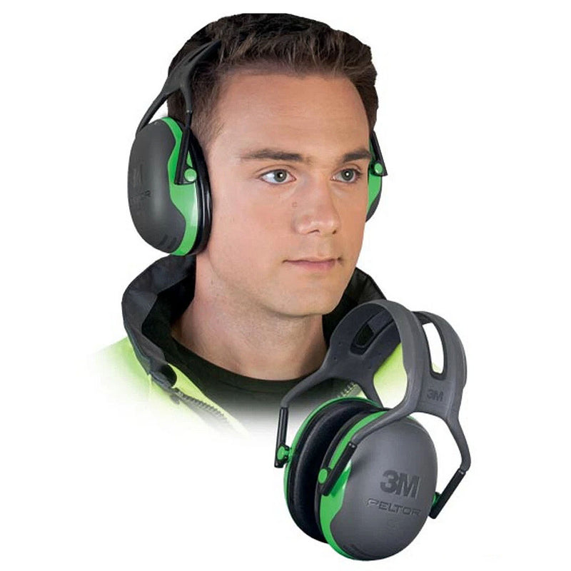 Chụp tai chống ồn 3M PELTOR X Series khung đeo Inox, bọc nhựa cách điện