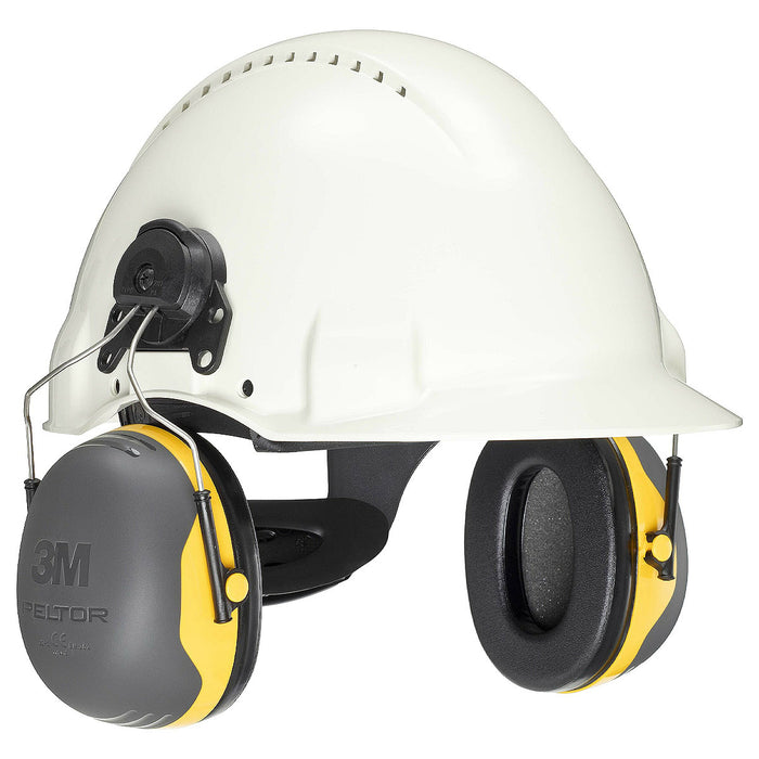 Chụp tai chống ồn, loại gắn với nón bảo hộ 3M PELTOR X Series khung đeo bằng thép
