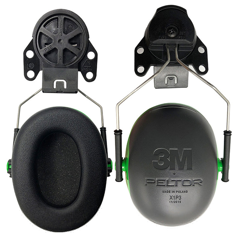 Chụp tai chống ồn, loại gắn với nón bảo hộ 3M PELTOR X Series khung đeo bằng thép
