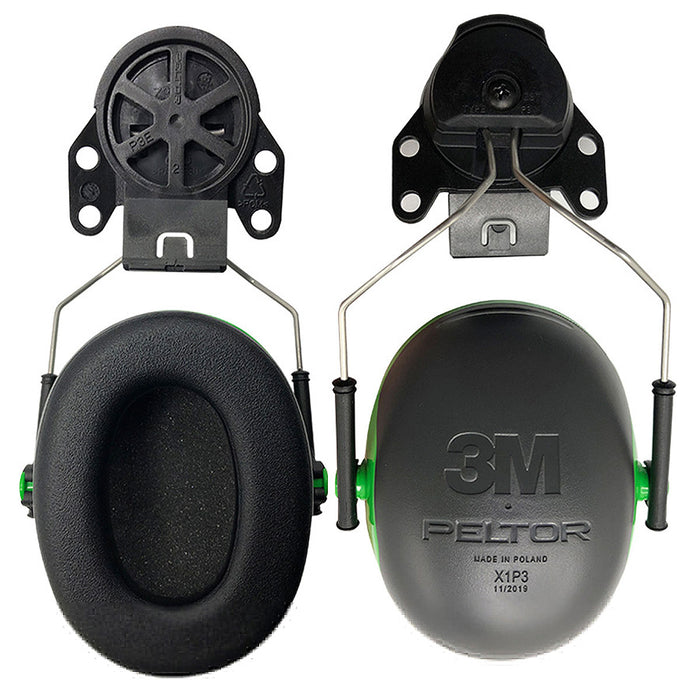 Chụp tai chống ồn, loại gắn với nón bảo hộ 3M PELTOR X Series khung đeo bằng thép